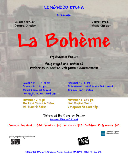 Boheme poster