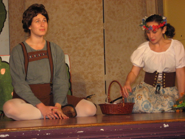 Hansel & Gretel in the woods