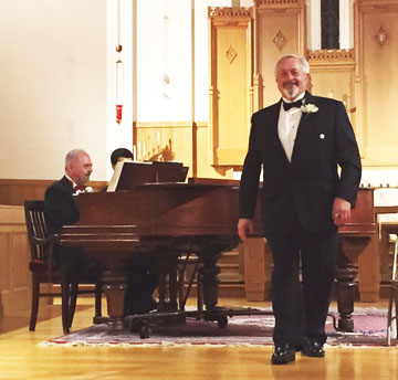 J. Scott Brumit, with Jeffrey Brody at the piano